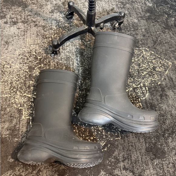 Balenciaga Black croc Boots - Picture 3 of 6